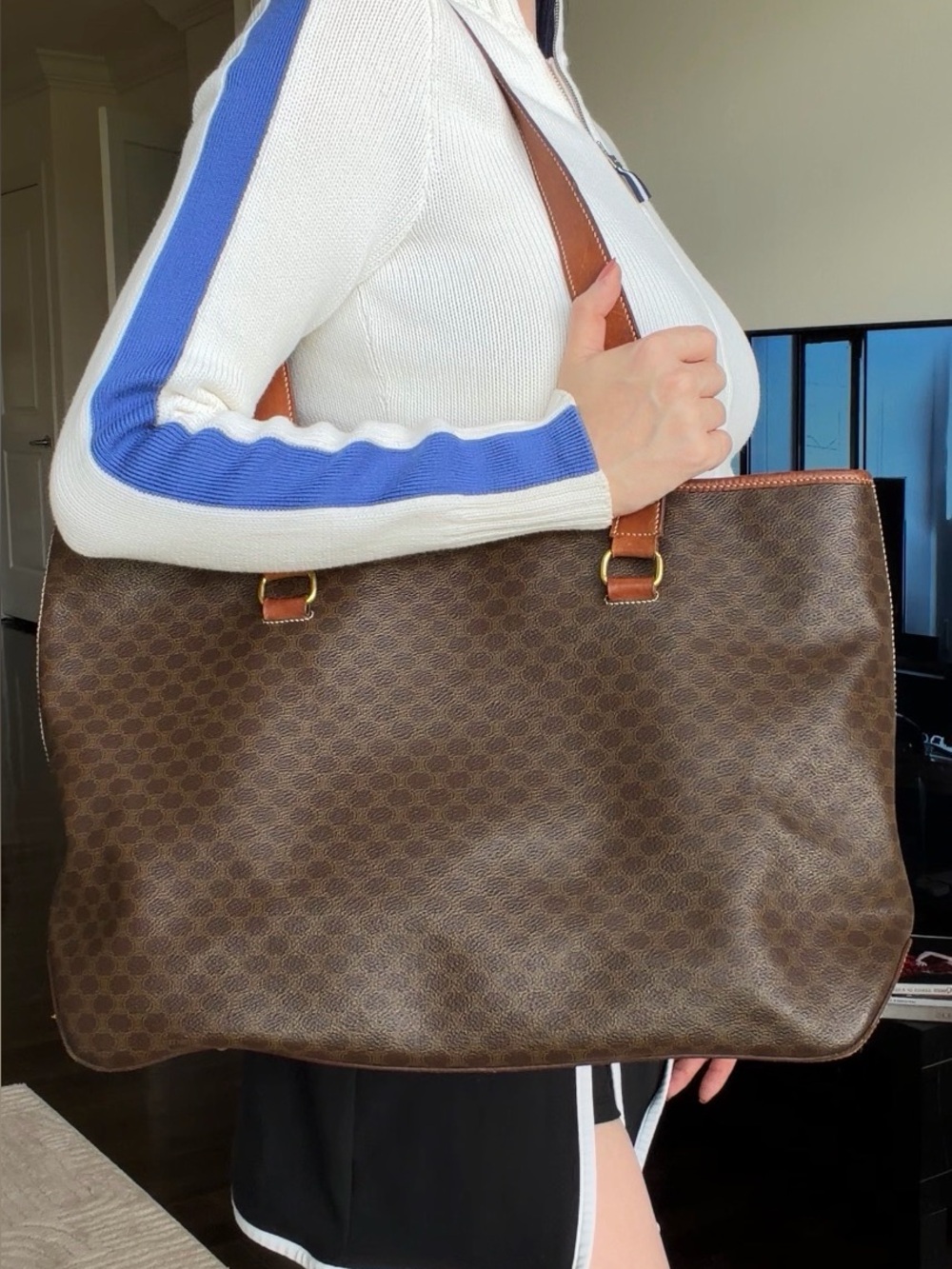 Vintage Celine Macadam Tote Bag - Picture 11 of 11